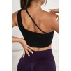 Kadın Siyah Tek Omuzlu Çapraz Askılı Crop Top Büstiyer – Modern ve Şık Tasarım Kadın Siyah Tek Omuzlu Çapraz Askılı Crop Top Büstiyer – Modern ve Şık Tasarım