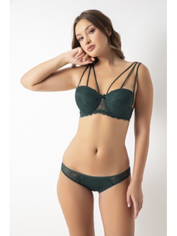 Kadın Zümrüt Yeşili Straplez Push Up Dolgulu Sütyen Külot Takımı – Modern, Konforlu Ve Günlük Kombinlere Uygun Kadın Zümrüt Yeşili Straplez Push Up Dolgulu Sütyen Külot Takımı – Modern, Konforlu Ve Günlük Kombinlere Uygun