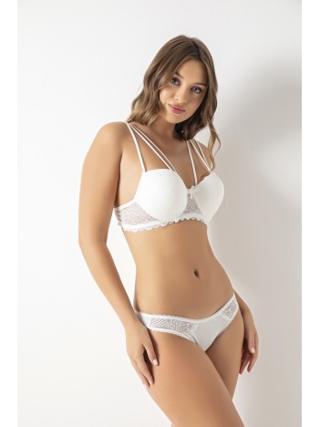 Kadın Beyaz Straplez Push Up Dolgulu Sütyen Külot Takımı – Modern, Konforlu Ve Günlük Kombinlere Uygun Kadın Beyaz Straplez Push Up Dolgulu Sütyen Külot Takımı – Modern, Konforlu Ve Günlük Kombinlere Uygun