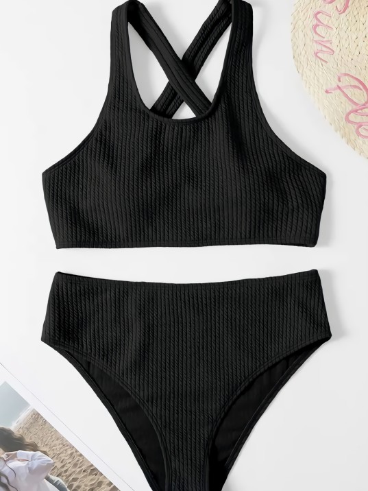 Kadın Siyah Çapraz Sırt Detaylı Iç Çamaşır Takımı – Modern, Konforlu Ve Günlük Kombinlere Uygun Kadın Siyah Çapraz Sırt Detaylı Iç Çamaşır Takımı – Modern, Konforlu Ve Günlük Kombinlere Uygun