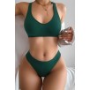 Kadın Yeşil Desteksiz Seamless Tangalı İç Çamaşır Takımı – Modern, Konforlu ve Günlük Kombinlere Uygun