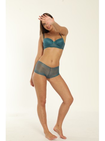 Kadın Yeşil Şortlu Push Up Sütyen Külot Takımı – Modern, Konforlu Ve Günlük Kombinlere Uygun Kadın Yeşil Şortlu Push Up Sütyen Külot Takımı – Modern, Konforlu Ve Günlük Kombinlere Uygun