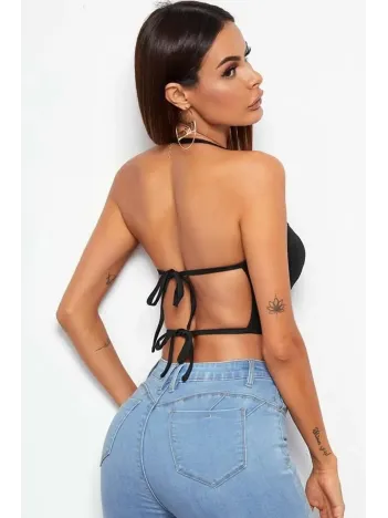 Kadın Siyah Belden Bağlamalı Şık Büstiyer – Modern Ve Şık Tasarım Kadın Siyah Belden Bağlamalı Şık Büstiyer – Modern Ve Şık Tasarım