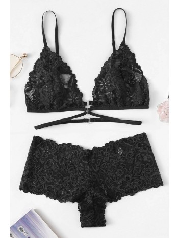 Kadın Siyah Özel Şık Sütyen Külot Takımı – Modern, Konforlu ve Günlük Kombinlere Uygun