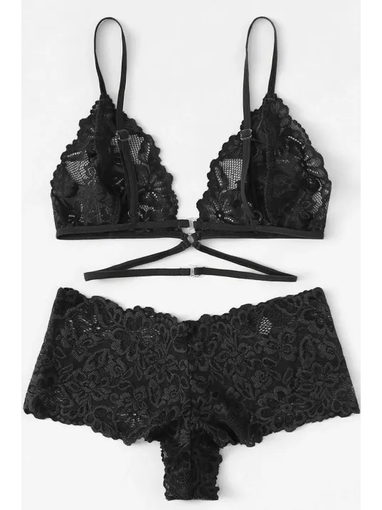 Kadın Siyah Özel Şık Sütyen Külot Takımı – Modern, Konforlu Ve Günlük Kombinlere Uygun