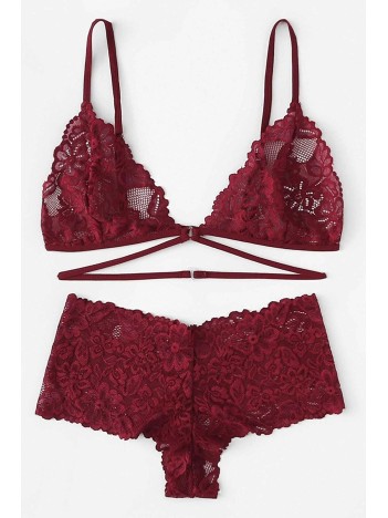 Kadın Bordo Özel Şık Sütyen Külot Takımı – Modern, Konforlu ve Günlük Kombinlere Uygun