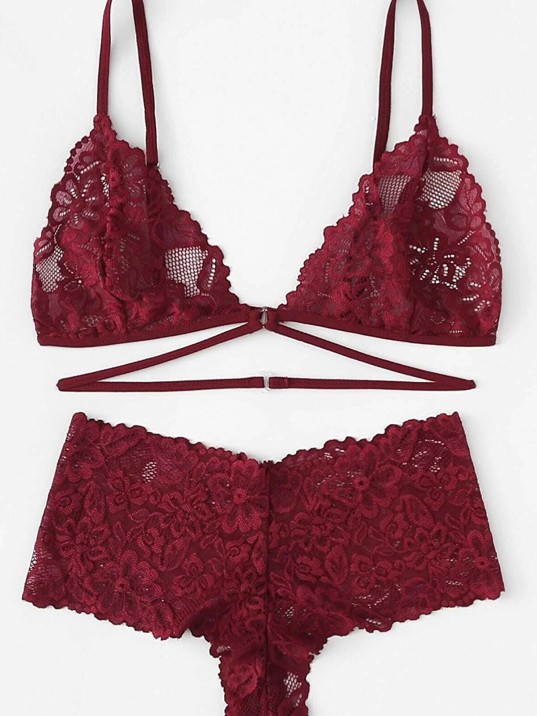 Kadın Bordo Özel Şık Sütyen Külot Takımı – Modern, Konforlu ve Günlük Kombinlere Uygun