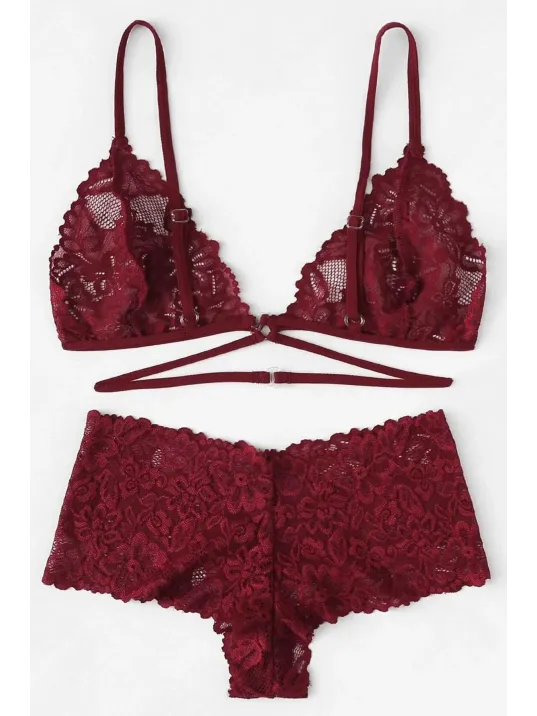 Kadın Bordo Özel Şık Sütyen Külot Takımı – Modern, Konforlu Ve Günlük Kombinlere Uygun