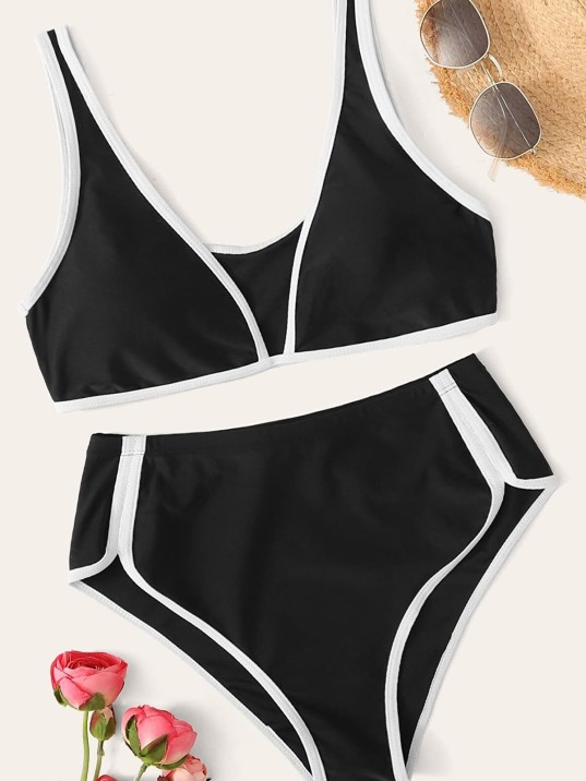 Kadın Siyah Pedli Yüksel Bel Sütyen Külot Takımı – Modern, Konforlu Ve Günlük Kombinlere Uygun Kadın Siyah Pedli Yüksel Bel Sütyen Külot Takımı – Modern, Konforlu Ve Günlük Kombinlere Uygun