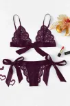 Kadın Mor Kurdelalı Ve Dantelli Sütyen Külot Takımı – Modern, Konforlu Ve Günlük Kombinlere Uygun Kadın Mor Kurdelalı Ve Dantelli Sütyen Külot Takımı – Modern, Konforlu Ve Günlük Kombinlere Uygun