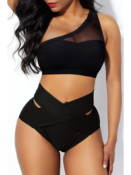 Kadın Siyah Yüksel Bel Tül Detaylı Sütyen Külot Takımı – Modern, Konforlu Ve Günlük Kombinlere Uygun Kadın Siyah Yüksel Bel Tül Detaylı Sütyen Külot Takımı – Modern, Konforlu Ve Günlük Kombinlere Uygun