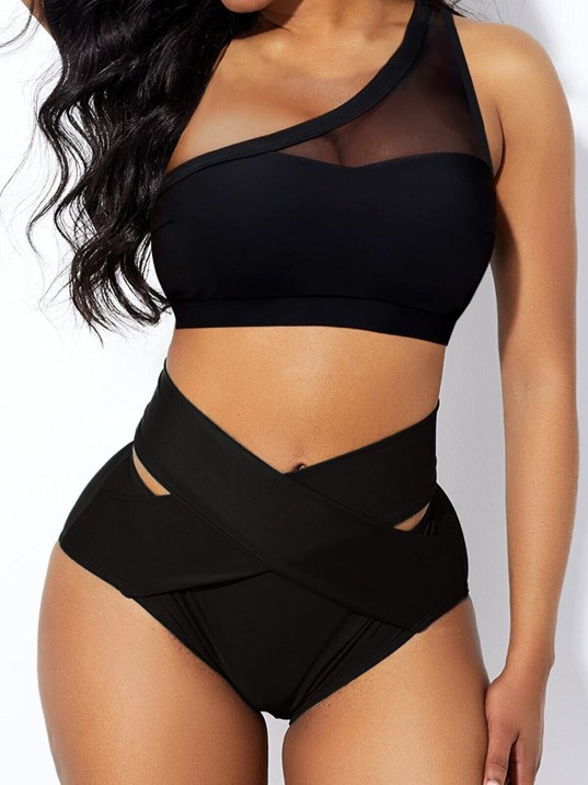 Kadın Siyah Yüksel Bel Tül Detaylı Sütyen Külot Takımı – Modern, Konforlu Ve Günlük Kombinlere Uygun Kadın Siyah Yüksel Bel Tül Detaylı Sütyen Külot Takımı – Modern, Konforlu Ve Günlük Kombinlere Uygun