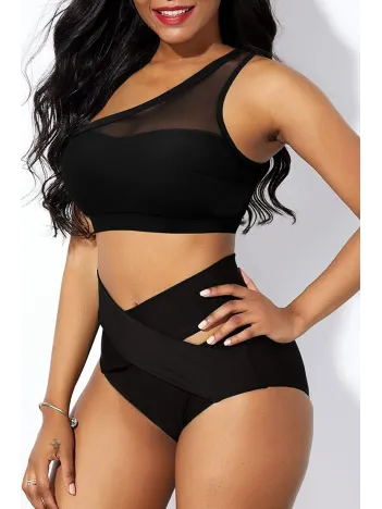 Kadın Siyah Yüksel Bel Tül Detaylı Sütyen Külot Takımı – Modern, Konforlu Ve Günlük Kombinlere Uygun Kadın Siyah Yüksel Bel Tül Detaylı Sütyen Külot Takımı – Modern, Konforlu Ve Günlük Kombinlere Uygun
