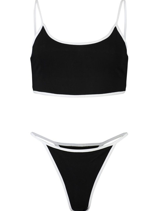 Kadın Siyah Penye Sütyen Külot Takım