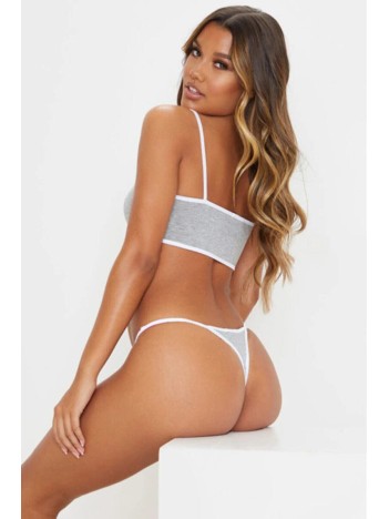 Kadın Gri Penye Sütyen Külot Takım – Modern, Konforlu Ve Günlük Kombinlere Uygun Kadın Gri Penye Sütyen Külot Takım – Modern, Konforlu Ve Günlük Kombinlere Uygun