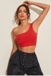 Kadın Kırmızı Tek Omuz Crop Büstiyer – Modern Ve Şık Tasarım Kadın Kırmızı Tek Omuz Crop Büstiyer – Modern Ve Şık Tasarım