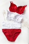 Kadın Kırmızı Ve Beyaz Dolgulu Balenli Sütyen Külot 2'li Paket – Modern Ve Şık Tasarım Kadın Kırmızı Ve Beyaz Dolgulu Balenli Sütyen Külot 2'li Paket – Modern Ve Şık Tasarım