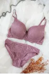 Kadın Pudra Dolgulu Dantel Sütyen Ve Külot Takım – Modern, Konforlu Ve Günlük Kombinlere Uygun