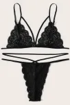 Kadın Siyah Dantel Sütyen Külot Takımı – Modern, Konforlu Ve Günlük Kombinlere Uygun