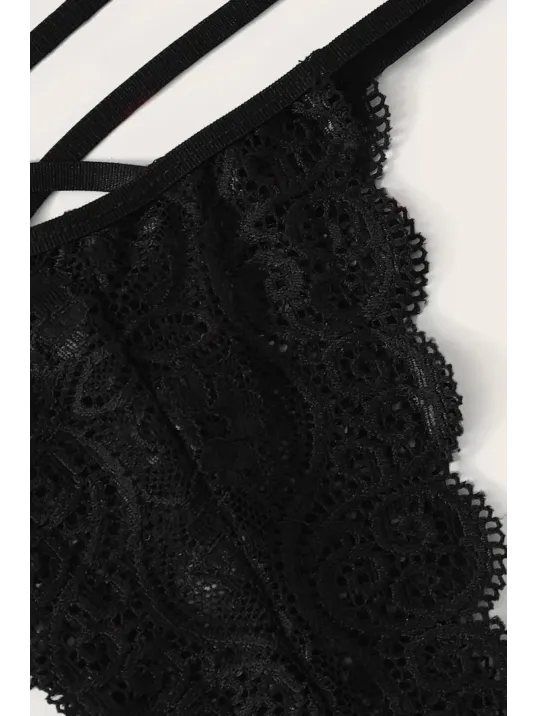 Kadın Siyah Dantel Sütyen Külot Takımı – Modern, Konforlu Ve Günlük Kombinlere Uygun