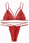 Kadın Kırmızı Dantel Sütyen Külot Takımı – Modern, Konforlu Ve Günlük Kombinlere Uygun