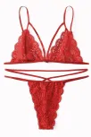Kadın Kırmızı Dantel Sütyen Külot Takımı – Modern, Konforlu Ve Günlük Kombinlere Uygun