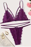 Kadın Mor Dantel Sütyen Külot Takımı – Modern, Konforlu Ve Günlük Kombinlere Uygun