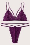 Kadın Mor Dantel Sütyen Külot Takımı – Modern, Konforlu Ve Günlük Kombinlere Uygun