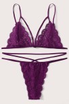 Kadın Mor Dantel Sütyen Külot Takımı – Modern, Konforlu Ve Günlük Kombinlere Uygun