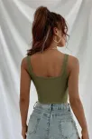 Kadın Haki Yeşili Kalın Askılı Crop Top Büstiyer – Modern Ve Şık Tasarım Kadın Haki Yeşili Kalın Askılı Crop Top Büstiyer – Modern Ve Şık Tasarım