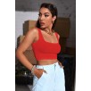 Kadın Kırmızı Kalın Askılı Crop Top Büstiyer – Modern Ve Şık Tasarım Kadın Kırmızı Kalın Askılı Crop Top Büstiyer – Modern Ve Şık Tasarım