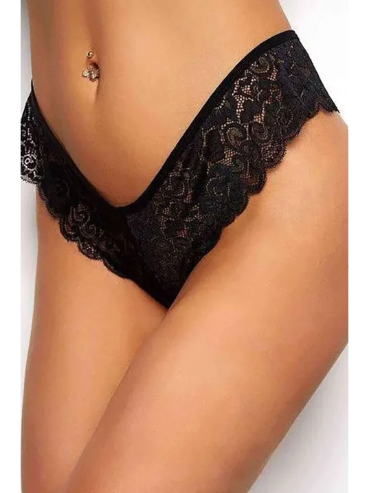 Kadın Siyah Dantelli Seksi Külot – Modern Ve Şık Tasarım
