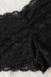 Kadın Siyah Dantelli & Kurdelalı Sütyen Külot Takımı
