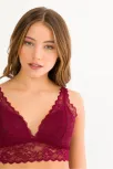 Kadın Bordo Dantelli Büstiyer Sütyen Külot Takımı – Modern, Konforlu Ve Günlük Kombinlere Uygun