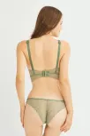 Kadın Yeşil Dantelli Büstiyer Sütyen Külot Takımı – Modern, Konforlu Ve Günlük Kombinlere Uygun