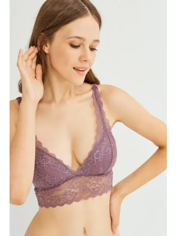 Kadın Vizon Dantelli Büstiyer Sütyen Külot Takımı – Modern, Konforlu Ve Günlük Kombinlere Uygun