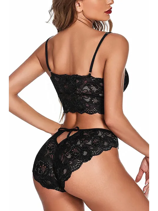 Kadın Siyah Belden Bağlamalı Şık Büstiyer Sütyen – Modern Ve Şık Tasarım