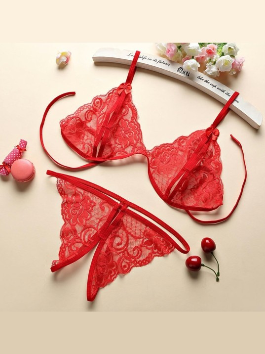 Kadın Dantelli Sütyen Külot Takımı 5'li Set Kadın Dantelli Sütyen Külot Takımı 5'li Set