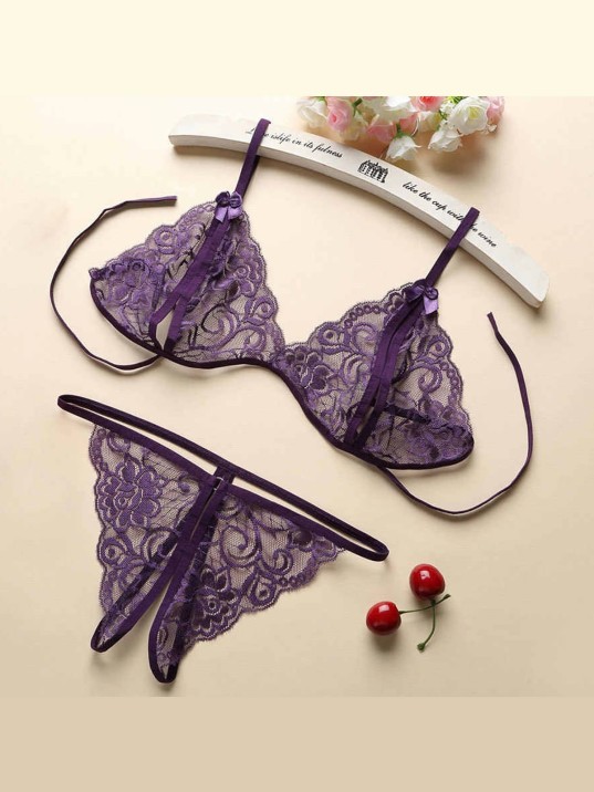 Kadın Dantelli Sütyen Külot Takımı 5'li Set Kadın Dantelli Sütyen Külot Takımı 5'li Set