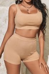 Kadın Krem Rengi Şortlu Crop Top Gecelik Takım – Modern, Konforlu Ve Günlük Kombinlere Uygun Kadın Krem Rengi Şortlu Crop Top Gecelik Takım – Modern, Konforlu Ve Günlük Kombinlere Uygun
