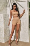 Kadın Krem Rengi Şortlu Crop Top Gecelik Takım – Modern, Konforlu Ve Günlük Kombinlere Uygun Kadın Krem Rengi Şortlu Crop Top Gecelik Takım – Modern, Konforlu Ve Günlük Kombinlere Uygun