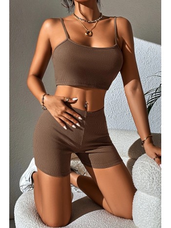 Kadın Kahverengi Şortlu Kaşkorse Gecelik Takım – Modern, Konforlu Ve Günlük Kombinlere Uygun Kadın Kahverengi Şortlu Kaşkorse Gecelik Takım – Modern, Konforlu Ve Günlük Kombinlere Uygun