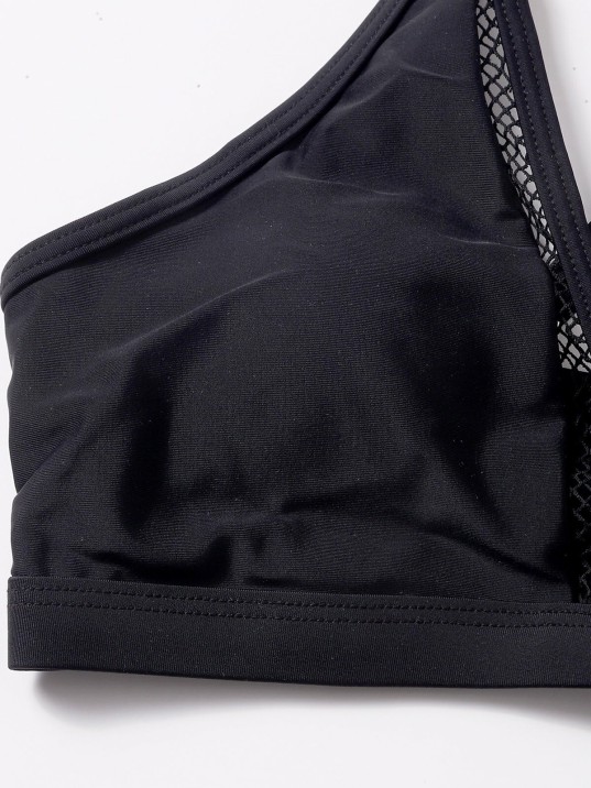 Kadın Siyah File Detaylı Özel Bikini Takımı – Modern, Konforlu Ve Günlük Kombinlere Uygun Kadın Siyah File Detaylı Özel Bikini Takımı – Modern, Konforlu Ve Günlük Kombinlere Uygun