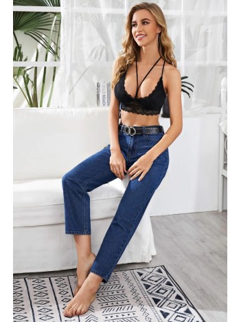 Kadın Siyah Dantel Büstiyer – Modern Ve Şık Tasarım