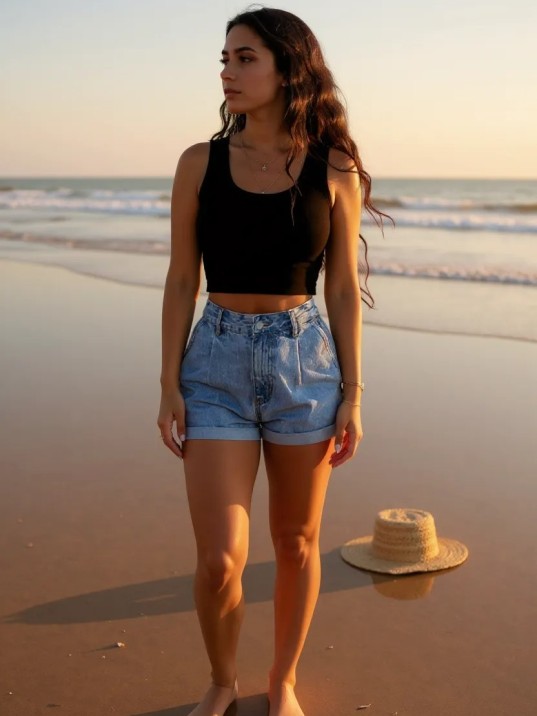 Kadın Siyah Kare Yaka Crop Top Bluz – Şık, Rahat ve Kolay Kombinlenebilir