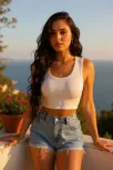 Kadın Beyaz Kare Yaka Crop Top Bluz – Şık, Rahat Ve Kolay Kombinlenebilir