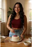 Kadın Bordo Kare Yaka Crop Top Bluz – Şık, Rahat Ve Kolay Kombinlenebilir