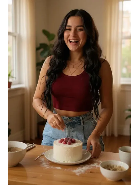 Kadın Bordo Kare Yaka Crop Top Bluz – Şık, Rahat Ve Kolay Kombinlenebilir