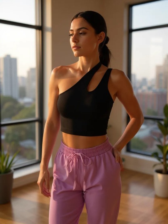 Kadın Siyah Tek Omuz Cut Out Detaylı Crop Top Bluz – Şık, Rahat Ve Kolay Kombinlenebilir Kadın Siyah Tek Omuz Cut Out Detaylı Crop Top Bluz – Şık, Rahat Ve Kolay Kombinlenebilir