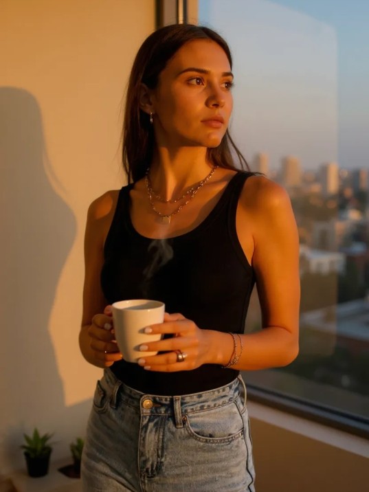 Kadın Siyah Kolsuz Kalın Askılı Uzun Crop Top Bluz & Atlet – Şık, Rahat Ve Kolay Kombinlenebilir